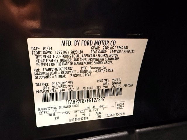 2015 Ford Taurus Limited