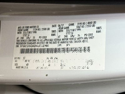 2017 Ford Escape SE