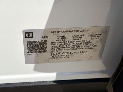 2027 Chevrolet Bolt EV LT