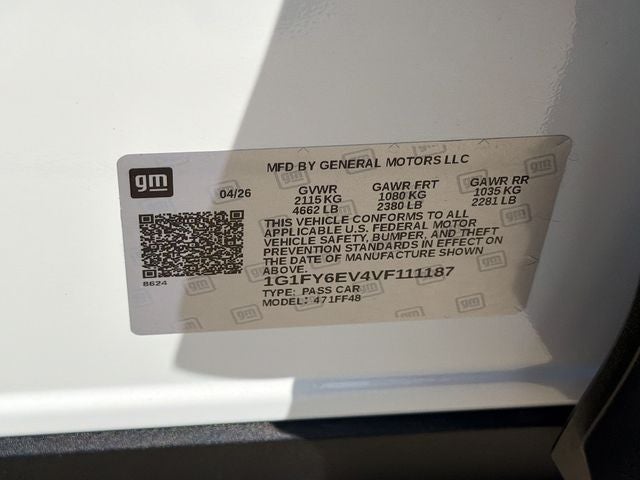 2027 Chevrolet Bolt EV LT