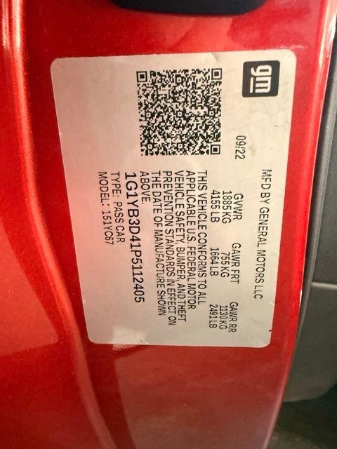2023 Chevrolet Corvette Stingray 2LT