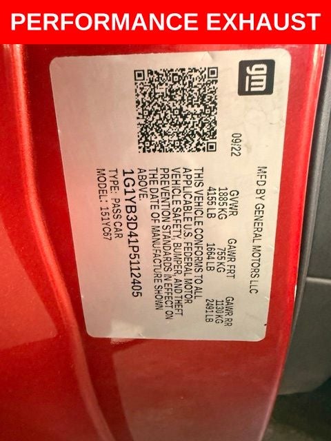 2023 Chevrolet Corvette Stingray 2LT