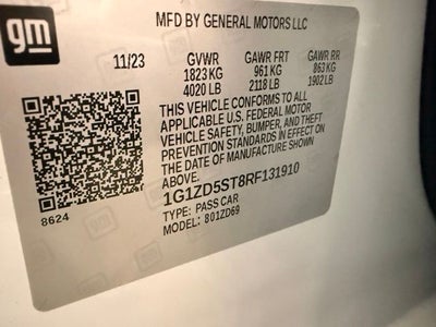 2024 Chevrolet Malibu LT 1LT