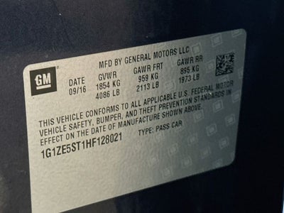 2017 Chevrolet Malibu LT 1LT