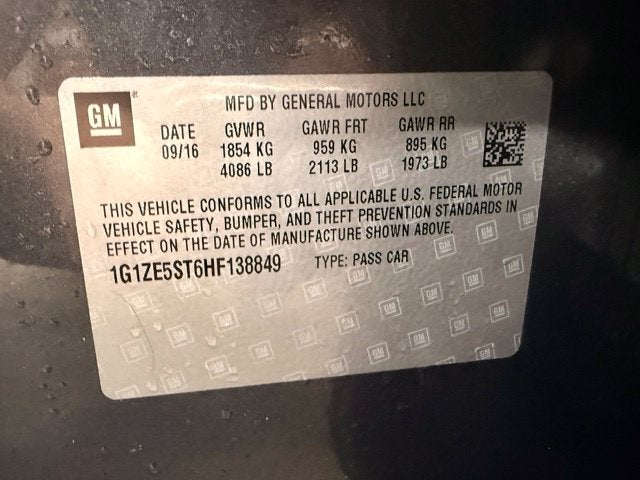2017 Chevrolet Malibu LT w/ Bluetooth