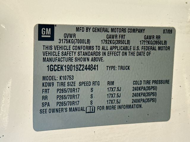 2009 Chevrolet Silverado 1500 Work Truck