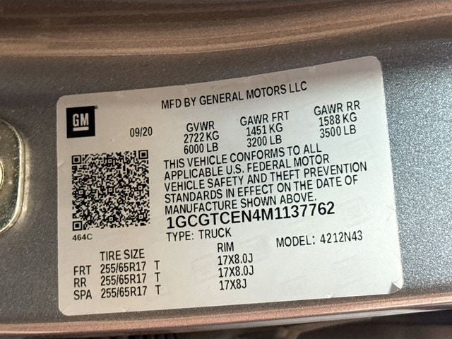 2021 Chevrolet Colorado LT