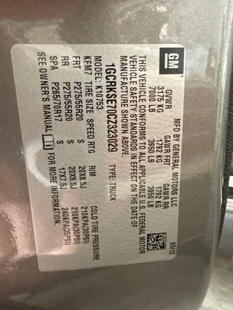 2012 Chevrolet Silverado 1500 LT