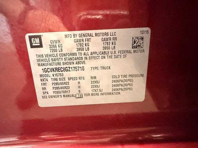 2016 Chevrolet Silverado 1500 LT 5.3L V8 w/ HTD SEATS