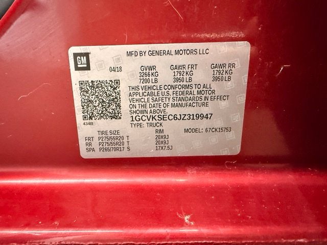 2018 Chevrolet Silverado 1500 LTZ 1 OWNER w/ REMOTE START