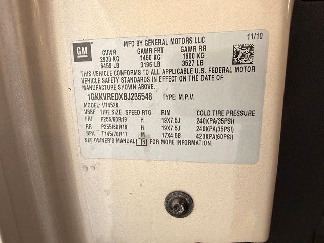 2011 GMC Acadia SLT-1