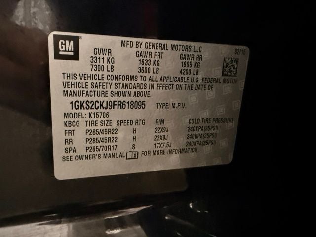 2015 GMC Yukon Denali w/ Head Up Display