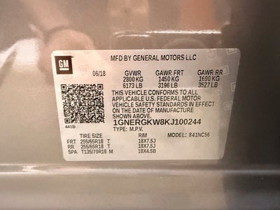 2019 Chevrolet Traverse LT W/ BLIND ZONE ALERT