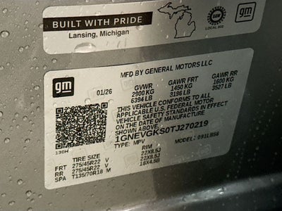 2026 Chevrolet Traverse LT 2LT
