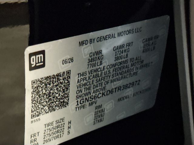 2026 Chevrolet Suburban LT
