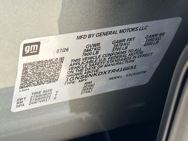 2026 Chevrolet Tahoe LT