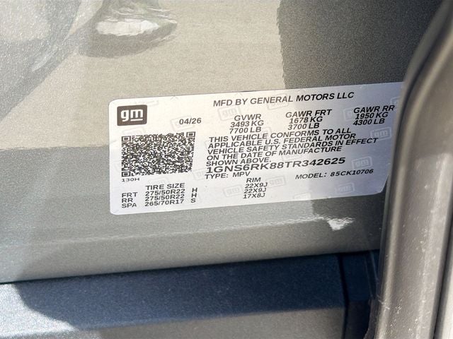 2026 Chevrolet Tahoe RST