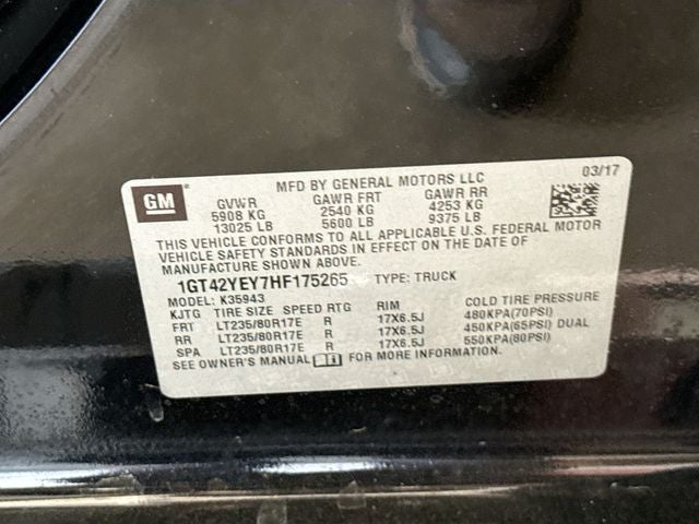 2017 GMC Sierra 3500HD Denali DUALLY DIESEL