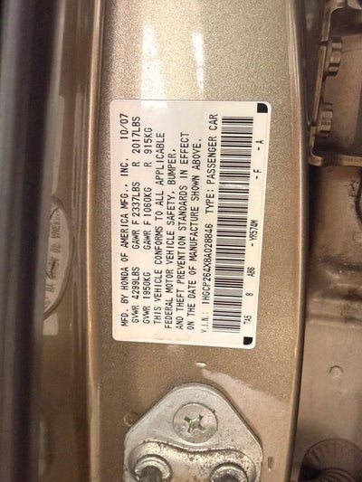 2008 Honda Accord LX-P 2.4