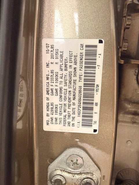 2008 Honda Accord LX-P 2.4