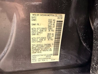 2019 Nissan Titan SV 5.6L V8 w/ NAVIGATION