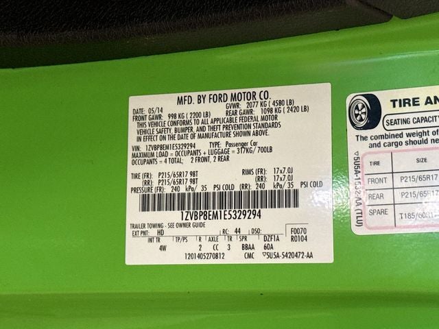2014 Ford Mustang V6 Premium