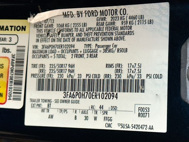 2014 Ford Fusion SE