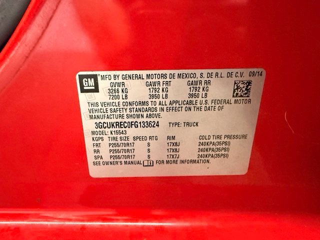 2015 Chevrolet Silverado 1500 LT 5.3L V8 w/ REMOTE START