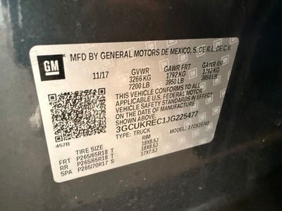 2018 Chevrolet Silverado 1500 LT LT2