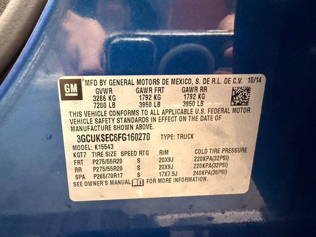 2015 Chevrolet Silverado 1500 LTZ 5.3L V8 w/ NAVIGATION