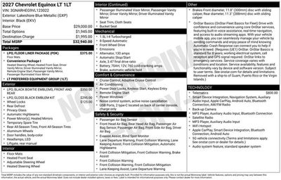 2027 Chevrolet Equinox LT