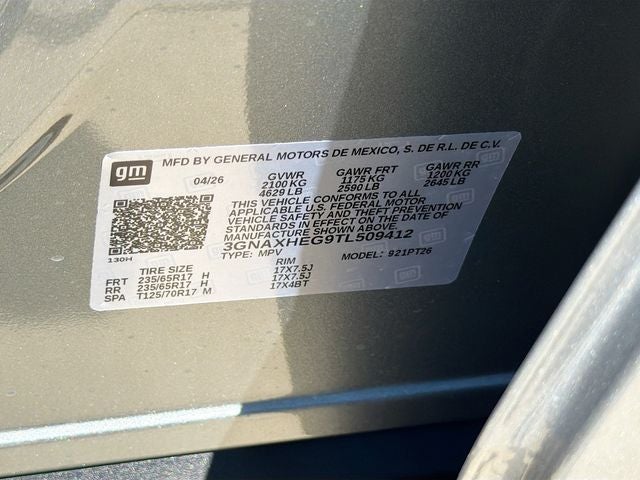 2026 Chevrolet Equinox LT