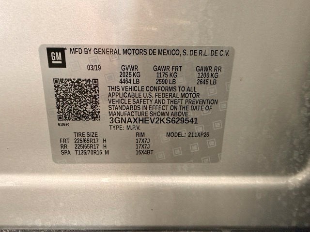 2019 Chevrolet Equinox LS w/ BLUETOOTH