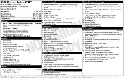 2026 Chevrolet Equinox LT