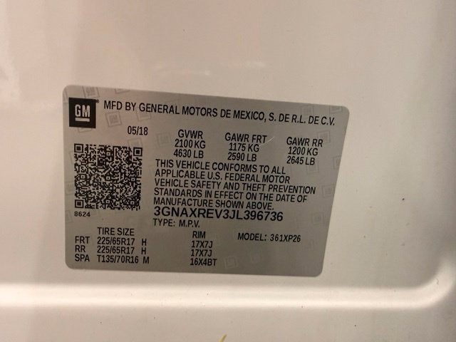 2018 Chevrolet Equinox LS AWD w/ Bluetooth