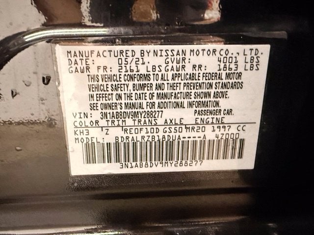 2021 Nissan Sentra SR w/ REMOTE START