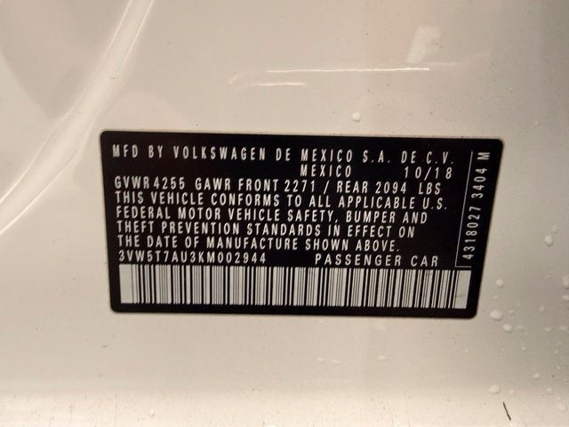 2019 Volkswagen Golf GTI 2.0T Rabbit Edition 6 SPEED MANUAL