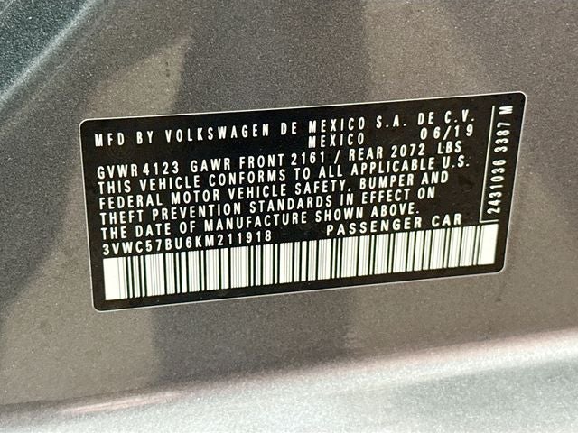 2019 Volkswagen Jetta 1.4T SE