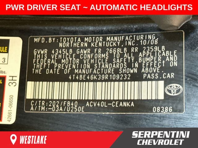 2009 Toyota Camry LE
