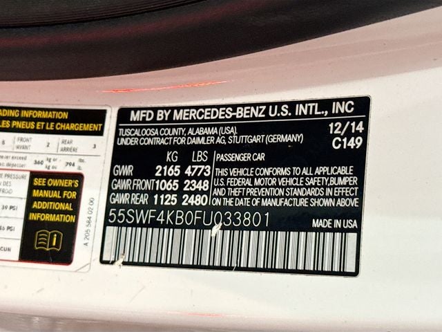 2015 Mercedes-Benz C-Class C 300 4MATIC®