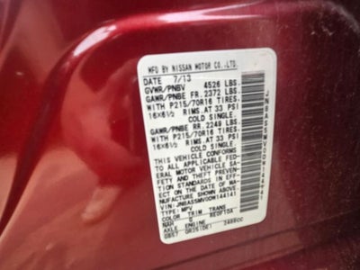 2013 Nissan Rogue S