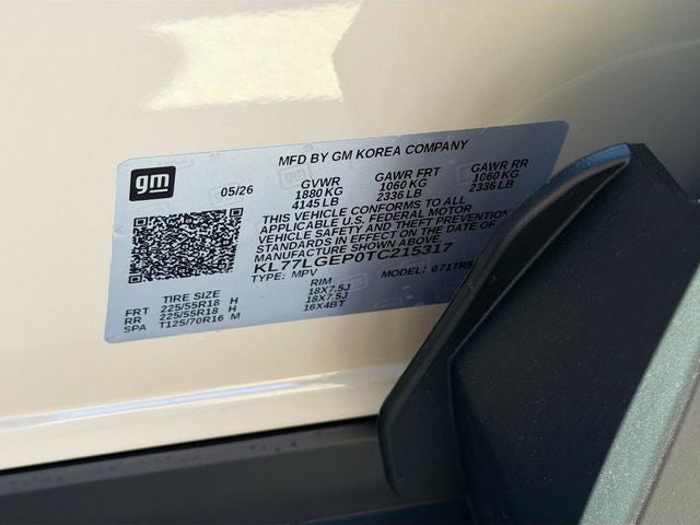 2026 Chevrolet Trax 1RS