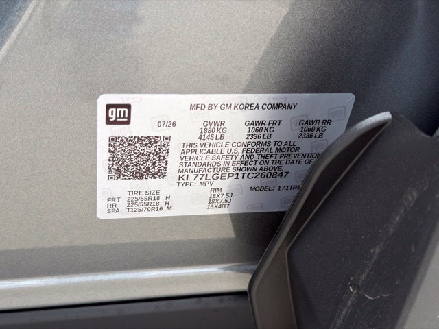 2026 Chevrolet Trax 1RS