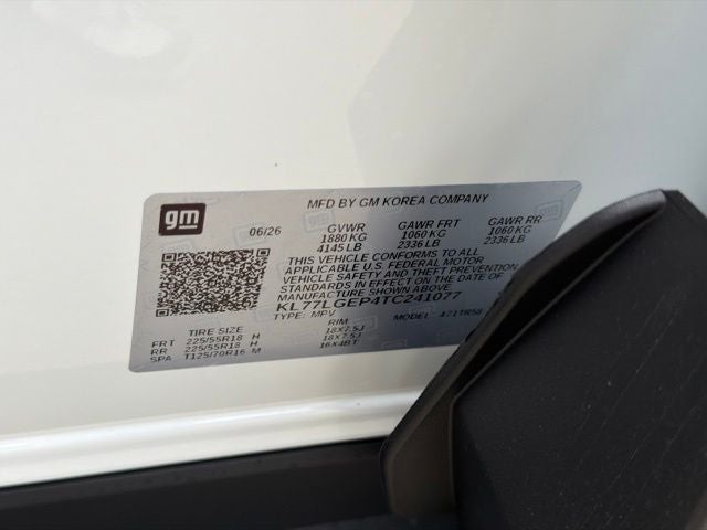 2026 Chevrolet Trax 1RS