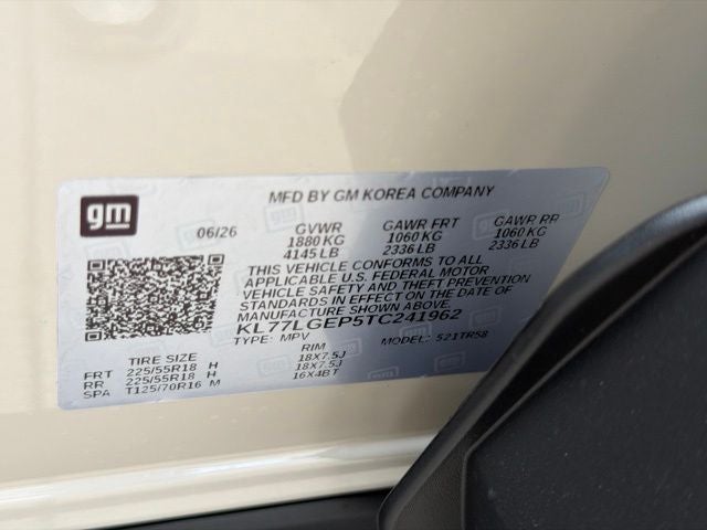2026 Chevrolet Trax 1RS