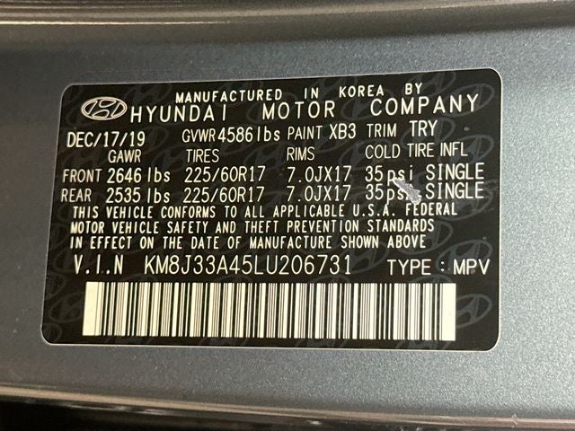2020 Hyundai Tucson Value