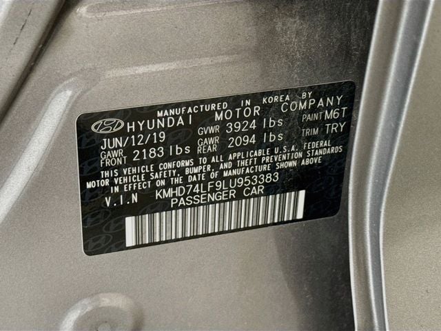 2020 Hyundai Elantra SE