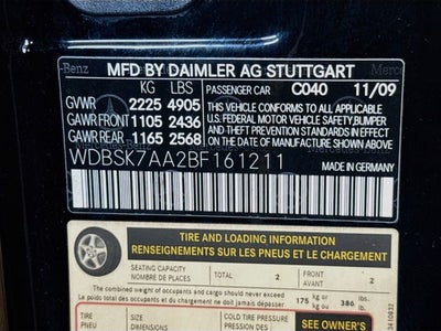 2011 Mercedes-Benz SL-Class SL 63 AMG®