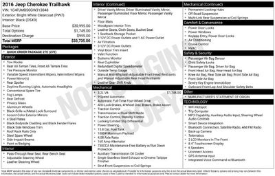 2016 Jeep Cherokee Trailhawk 4X4