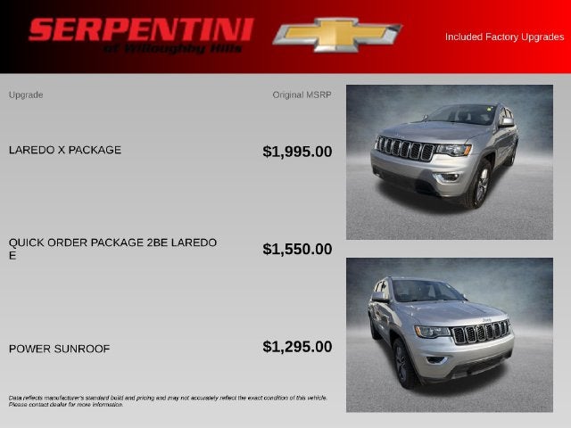 2020 Jeep Grand Cherokee Laredo E 4WD